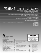 Yamaha CDC-625 Benutzerhandbuch