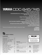 Yamaha CDC-845 Bedienungsanleitung