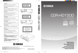 Yamaha CDR-HD1500 Bedienungsanleitung