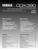 Yamaha CDX-390 Benutzerhandbuch