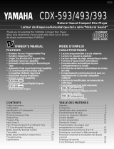 Yamaha CDX-393 Benutzerhandbuch