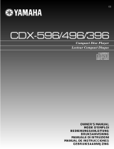 Yamaha CDX-396 Bedienungsanleitung