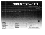 Yamaha CDX-410U Bedienungsanleitung