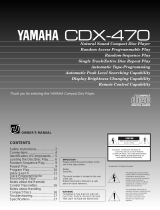 Yamaha CDX-470 Benutzerhandbuch