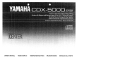 Yamaha CDX-5000 Bedienungsanleitung