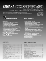 Yamaha CDX-890, CDX-590, CDX-490 Benutzerhandbuch