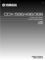 Yamaha CDX-596 Benutzerhandbuch