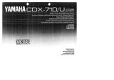 Yamaha CDX-710U Bedienungsanleitung