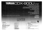 Yamaha CDX-900U Bedienungsanleitung