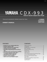 Yamaha CDX-993 Benutzerhandbuch