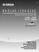 Yamaha CDX-E100RDS Benutzerhandbuch