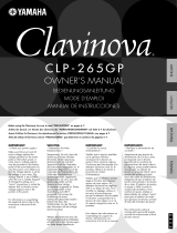 Yamaha CLAVINOVA C L P - 3 8 Bedienungsanleitung