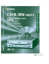 Yamaha CRW-2100S Bedienungsanleitung