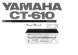 Yamaha CT-610 Bedienungsanleitung