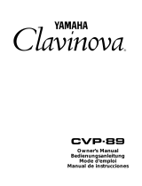 Yamaha CVP-89 Benutzerhandbuch