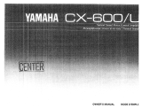 Yamaha CX-600/U Bedienungsanleitung