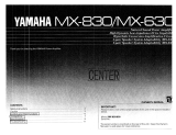 Yamaha MX-630 Bedienungsanleitung
