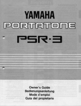 Yamaha Portatone PSR-3 Bedienungsanleitung