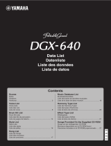 Yamaha DGX-640 Datenblatt