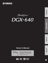Yamaha Portable Grand DGX-640 Bedienungsanleitung