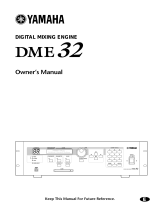 Yamaha DME 32 Bedienungsanleitung