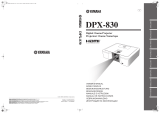 Yamaha DPX-830 Bedienungsanleitung