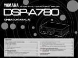 Yamaha DSP-A780 Benutzerhandbuch