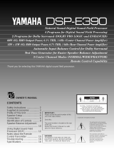Yamaha DSP-E390 Bedienungsanleitung