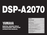 Yamaha DSP-A2070 Bedienungsanleitung