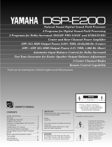 Yamaha DSP-E200 Bedienungsanleitung