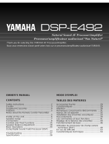 Yamaha DSP-E492 Benutzerhandbuch