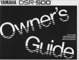 Yamaha DSR-500 Bedienungsanleitung