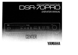 Yamaha DSR-70PRO Bedienungsanleitung