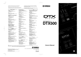 Yamaha DTX500 Bedienungsanleitung