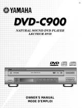 Yamaha DVD-C900 Benutzerhandbuch