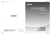 Yamaha dvd e 600 Bedienungsanleitung