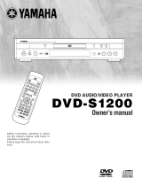 Yamaha DVD-S1200 Benutzerhandbuch