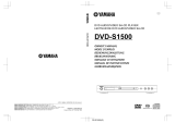 Yamaha DVD-S1500 Bedienungsanleitung