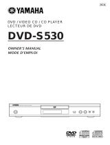 Yamaha DVD-S530 Bedienungsanleitung
