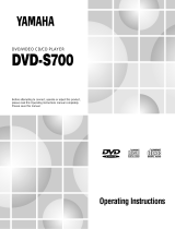 Yamaha DVD-S700 Benutzerhandbuch