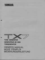 Yamaha TX7 Benutzerhandbuch