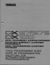 Yamaha DX27 Benutzerhandbuch