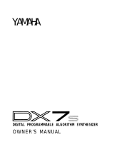 Yamaha DX7s Benutzerhandbuch