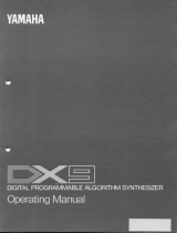 Yamaha DX9 Bedienungsanleitung