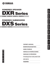 Yamaha DXS15 Bedienungsanleitung
