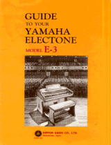 Yamaha E-3 Bedienungsanleitung
