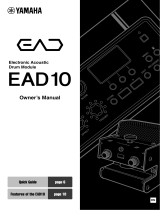 Yamaha EAD10 Acoustic Drum Module Mic Trigger Benutzerhandbuch