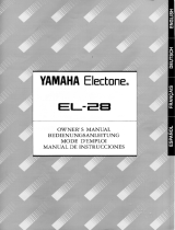 Yamaha EL-28 Bedienungsanleitung