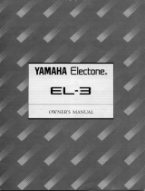 Yamaha EL-3 Bedienungsanleitung