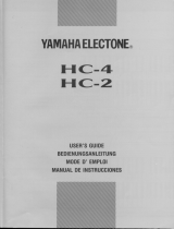Yamaha HC-4 Benutzerhandbuch